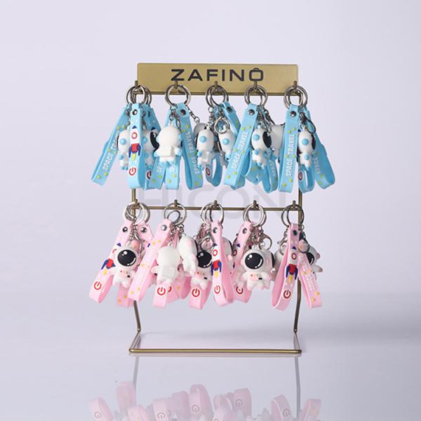 Buy cheap 4-Layer Countertop Display Racks, Metal Keychain Collection Display Rack from wholesalers