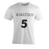 Buy cheap 100% Polyester Marathon T Shirt With Customzied Logo And Sponsor Logo from wholesalers