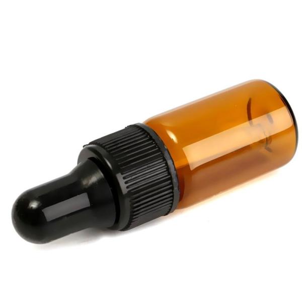 Buy cheap 5ml Essential Oil Bottles Brown Small Glass Dropper Bottles from wholesalers