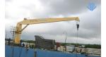 Pedestal stiff boom marine crane Pedestal stiff boom offshore crane Fixed boom