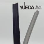 OEM ODM PVC Plastic Profiles Extruded Plastic Parts For Cabinets Glass Plastic