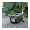Buy cheap 550mAh Solar Powered Flashlight USB Charging Hand Crank Flashlight Outdoor Survival Emergency Radio Flashlight from wholesalers
