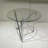 Buy cheap Modern Simple 66 * 66 * 55cm Tempered Glass Coffee Table Wear Resistant from wholesalers