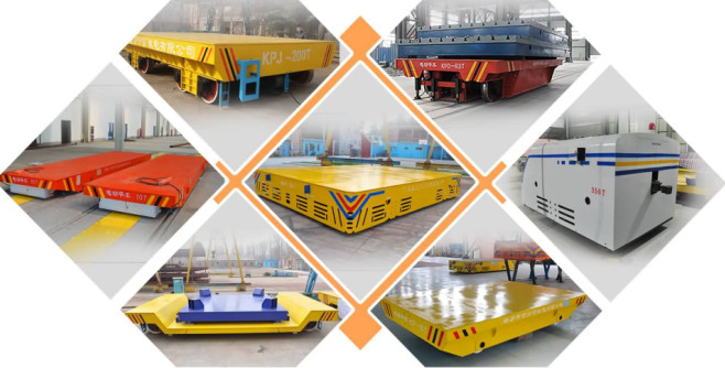 Mobile Cable Electric Transfer Cart High Frequency For Warehouse Handling