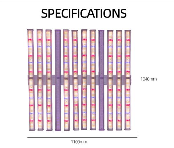 Buy cheap 1060W Indoor Garden LED Grow Lights Full Spectrum Aluminum Alloy Material from wholesalers