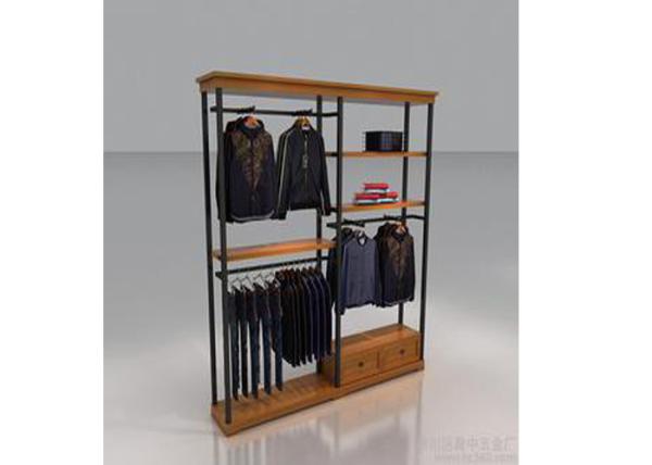 Buy cheap Walnut Veneer Wall Display Shelves , Durable Wall Mounted Shelving 1500 * 450 * 2400MM from wholesalers