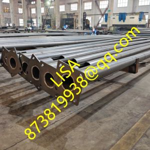 Buy cheap Q235 12M Hot Dip Galvanized Round Tapered Steel Lighting Poles from wholesalers