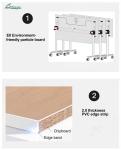 25mm Top Thickness Collapsible Table for B2B Furniture