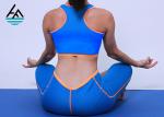 Blue Neoprene Slimming Suits Sauna Suit Weight Loss Tank Top Shirt Short Pants