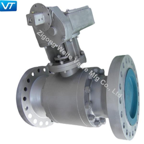Buy cheap DN50-DN600 High Temp Ball Valve BS 5351 Electrical Operated With High Sealing Seat from wholesalers