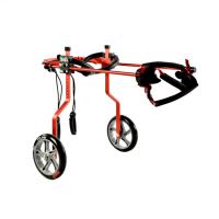 Buy cheap Two Wheel Red Puppy Pet Dog Wheelchair XS S M L wear resistant product