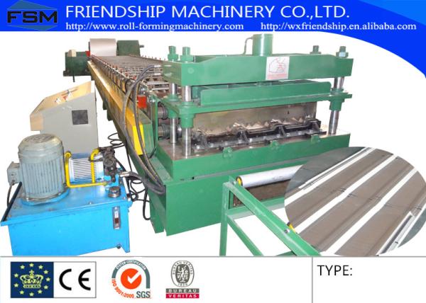 Buy cheap 828/1000mm Metal Deck Roll Forming Machine With 10T Hydraulic Decoiler Motor 15KW 3 Phase 50Hz from wholesalers