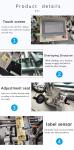 Experience the with Fineco's Auto Foil Bag Top Bottom Two Sides Labeling Machine