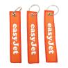 Buy cheap EasyJet Co Branded Aviation Tag Keychain Anti Rust Metal Ring Laser Engraving from wholesalers