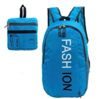 Buy cheap Sports Foldable Zipper Custom Logo Backpacks , Lightweight Travel Backpack For product