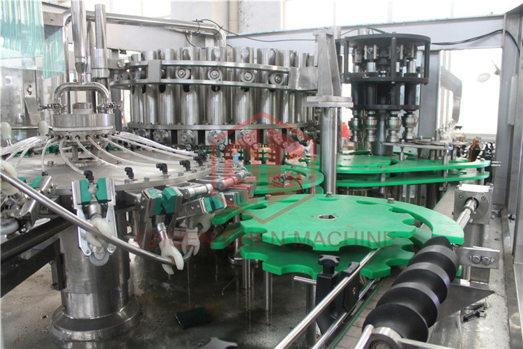 Non Soda 500ml 8000BPH Glass Bottle Sauce Filling Machine