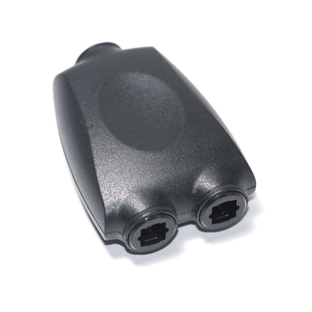 Digital Toslink Optical Audio Splitter Adapter Fiber Optic Converter 1/2 SPDIF 1 Female To 2 Female
