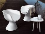 Buy cheap Dora Fiberglass Dining Chair Restaurant Cup Shape 65 * 69 * 80 CM from wholesalers
