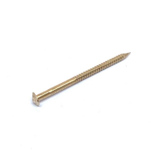 Buy cheap Rose Head / Flat Head Silicon Bronze Nails For Wooden Project 50 X 2.8MM from wholesalers