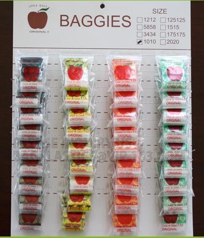 Apple Mini Zip Lock Bags, Zip Lock Plastic Baggies for jewelry packaging, Storage k Baggies, Smiley Face Print pac