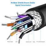 Tinned Copper VGA Cable 3+6 5000m OD 8mm Raw Low Voltage Computer Cable