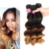 Buy cheap Peruvian Loose Wave Ombre Human Hair Extensions 3 Tone Ombre Hair Weave from wholesalers