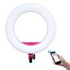 Buy cheap 48W AX-480D Phone bluetooth control LED Ring Light Lamp 2800-9990K For Live Stream Makeup Photography from wholesalers