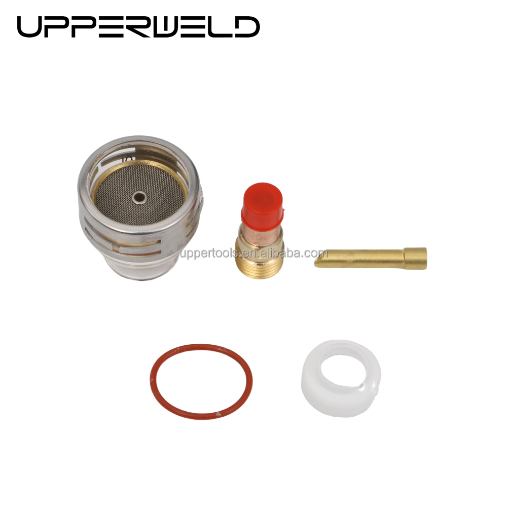WP17 18 26 Tig Consumables Torch Gas Lens Wedge Collect Pyrex Glass Cup Kit 0.05kg 2.4mm