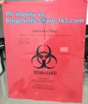 medical waste disposal plastic bag Biohazard garbage bags, Colored medical