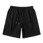 Oem Factory Manufacturer Custom Logo Elastic Waistband Shorts Soft 100% Cotton