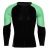 Buy cheap Anti UV Custom Rash Guard Black Color Unisex Full Dye Sublimation Soft from wholesalers