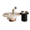Buy cheap ISO18001 35cm Hotel Coffee Tables Nordic Solid Paint Small And Large Tea Table Combination from wholesalers