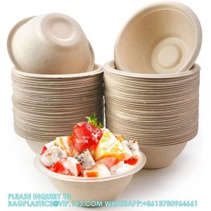Buy cheap Compostable 8oz,Small Disposable Chili Bowls,Recycled Paper Bowls For Hot Soup,Ice Cream,Salad,Soup,Snack,Dessert from wholesalers