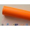 Buy cheap Thermal Insulation Materials 0.45mm One Side Orange Silicone Coated Fiberglass Fabric from wholesalers