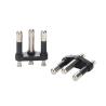 Buy cheap Semi Insulated VDE Plug Insert NBR 4.8MM 10A 20A 3 Pin 3 Pole 3 Prong from wholesalers