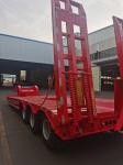 40ft Semi Truck Flatbed Trailer Low Bed Tractor Trailer