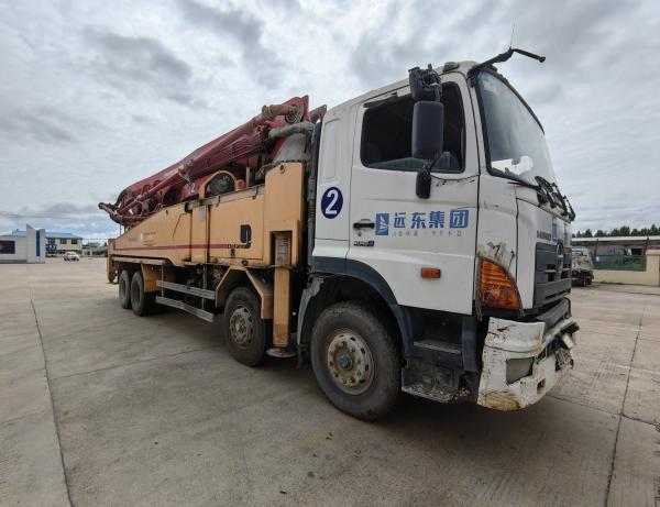 Buy cheap Orange 2011 Putzmeister 49m Truck Pump Concrete Pump Beton Pump Hydraulic Pump on Mercedes-Benz Truck Top Original Condition from wholesalers