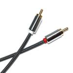 RCA Premium Quality Digital Audio SPDIF 3.5mm knited Nylon Aluminum alloy Male