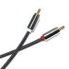 Buy cheap RCA Premium Quality Digital Audio SPDIF 3.5mm knited Nylon Aluminum alloy Male to Male For VCD DVD TV Soundbar from wholesalers