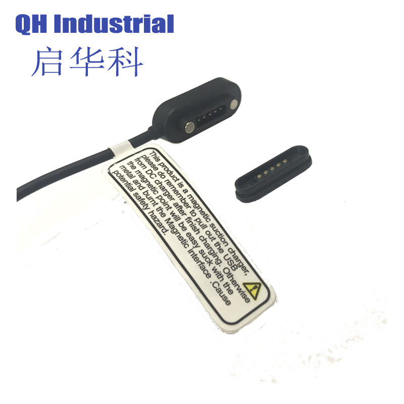 5Pin Male Female Home Application Device with Switch Smart Device Magnetic USB Cable Charging Power Connector