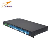 Buy cheap 1RU Rackmount 24 Channel DWDM Mux Demux Low Insertion Loss With LC / UPC product