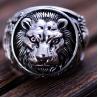 Buy cheap Sterling Silver Lion Men Thailand Vintage Silver Ring (R6030805) from wholesalers