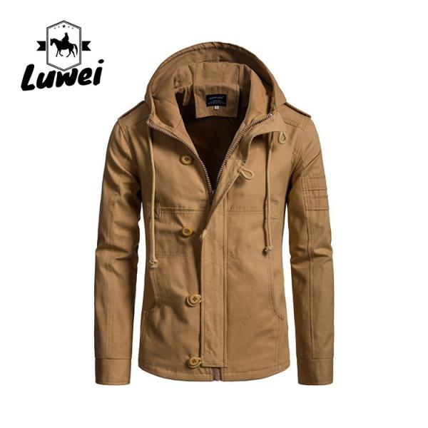 Buy cheap Padded Hooded Cotton Outerwear Blouson Giacca a Vento Utility Chaquetas Rectas Para Hombre Jacket for Men from wholesalers