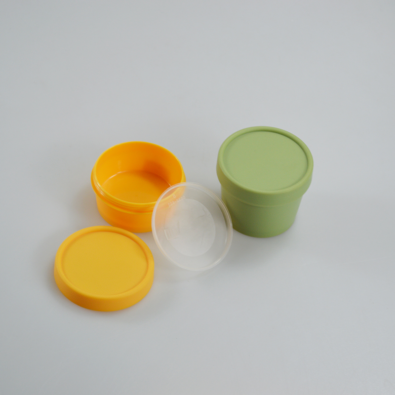 Clear or Customized Color 50ml/100ml Facial Scrub Cream Jar PP Mate Cream Container