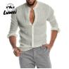 Buy cheap Casual Men Shirts Apparel Cotton Single Breasted Long Sleeve Print Shirts from wholesalers