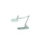 Buy cheap 80 LEDs Magnifying Desk Lamp , White Lighted Magnifying Reading Lamp With Base from wholesalers