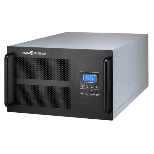 Black Uninterruptible Power Supply Rack Mount UPS Extension Machine 10kva 15kva