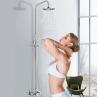 Buy cheap 304 316 Brushed Nickel Bathtub Faucet Shower Adjustable Height from wholesalers