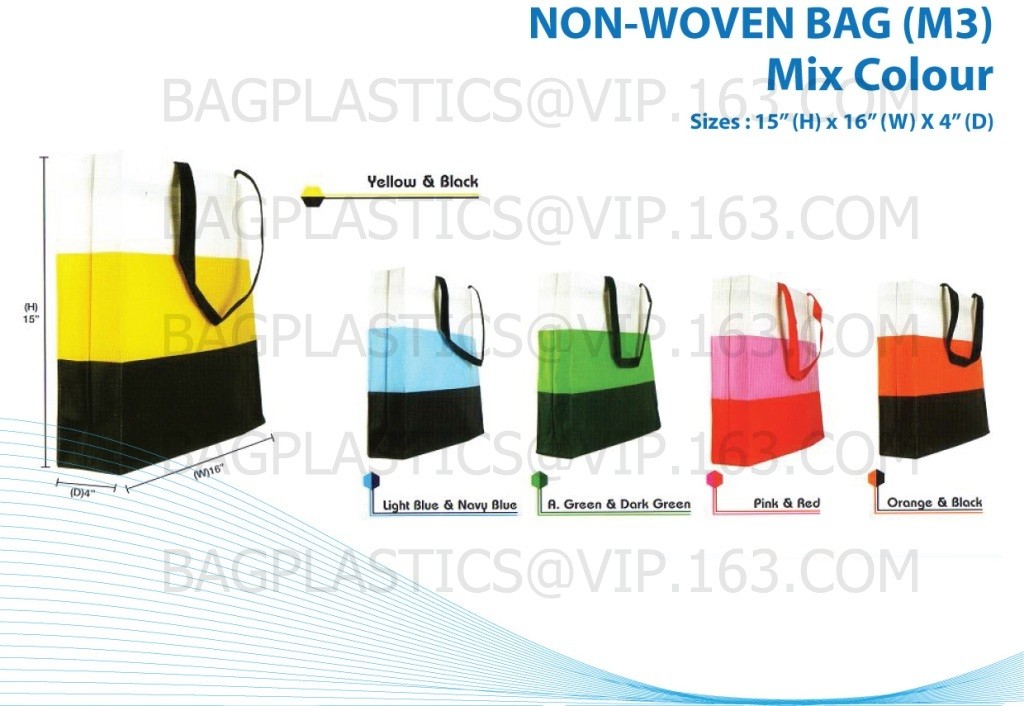 Logo Printed Tote Bag Foldable Reusable Shopping Folding Non Woven Bag With Handle,Foldable Eco Shopping Folding PP Non