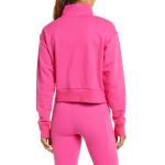 Wholesale Custom Logo High Quality Soft 100% Cotton Half Zipper Sport Crop
